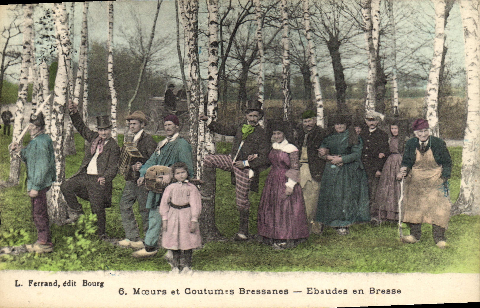CPA Folklore Ebaudes en Bresse 