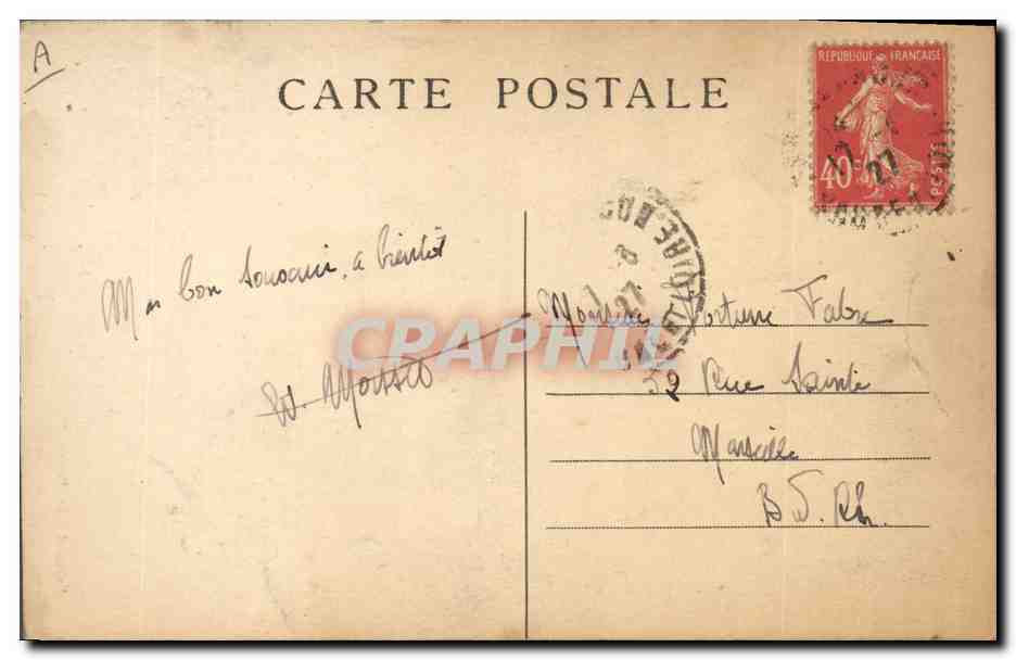 CPA Folklore Veillee en Bresse  — Verso