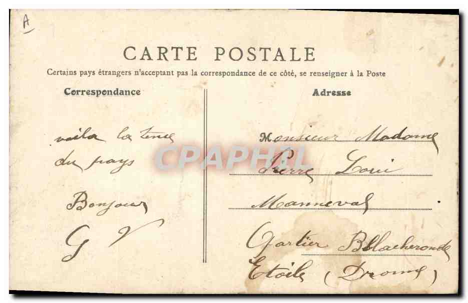 CPA Folklore Bressan et Bressane  — Verso