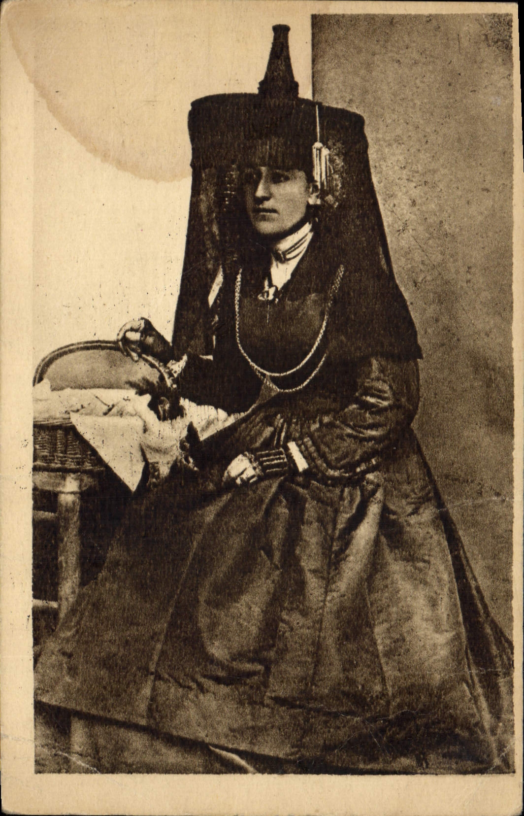 CPA Folklore Bressane 