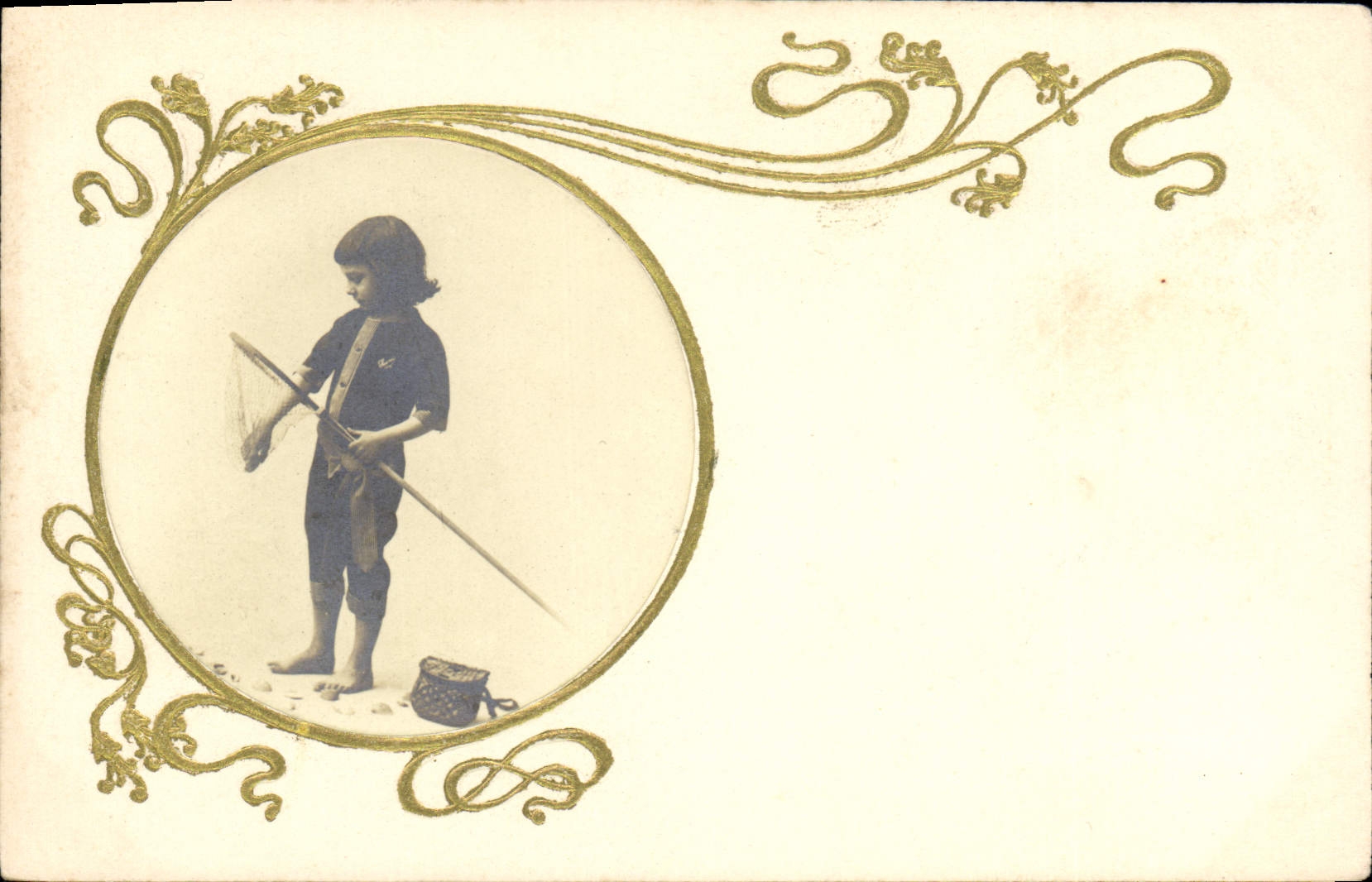 CPA Fantaisie Enfant Peche 
