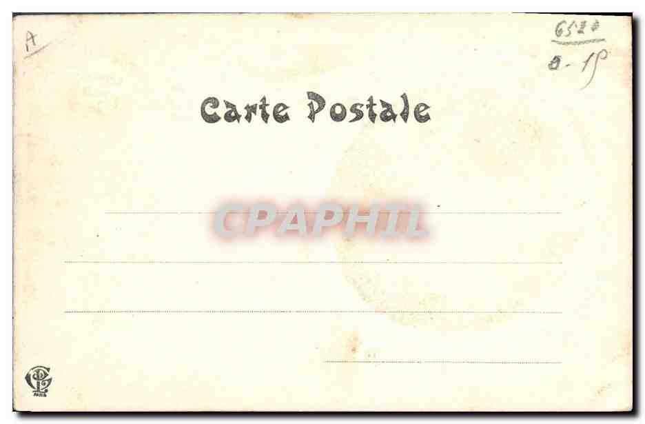 CPA Fantaisie Enfant Peche  — Rückseite
