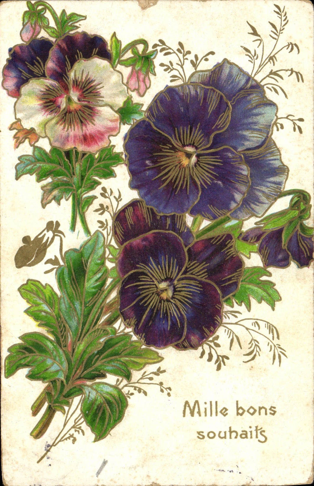 CPA Fantaisie Fleurs 