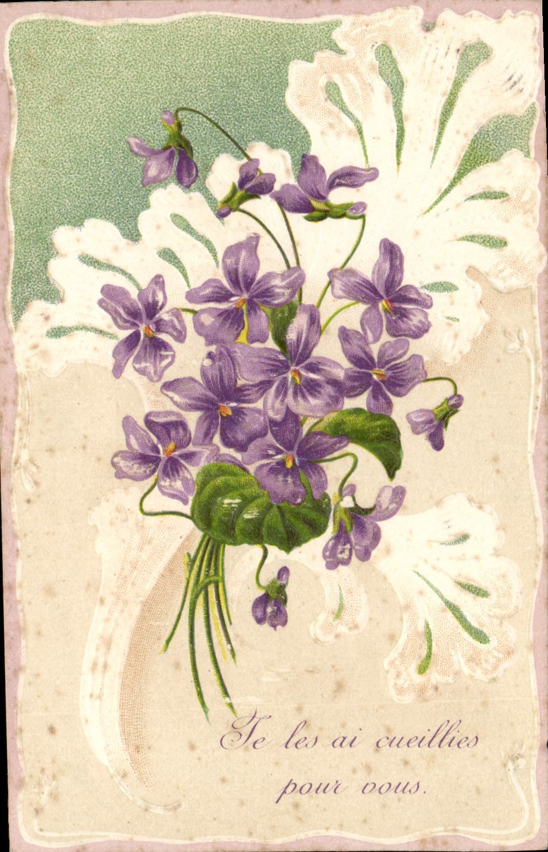 CPA Fantaisie Fleurs 