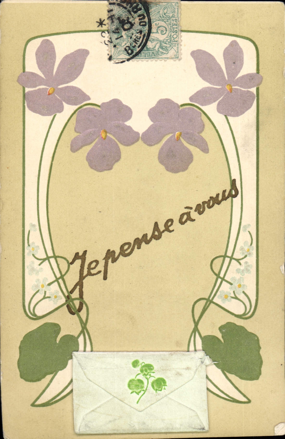 CPA Fantaisie Fleurs 