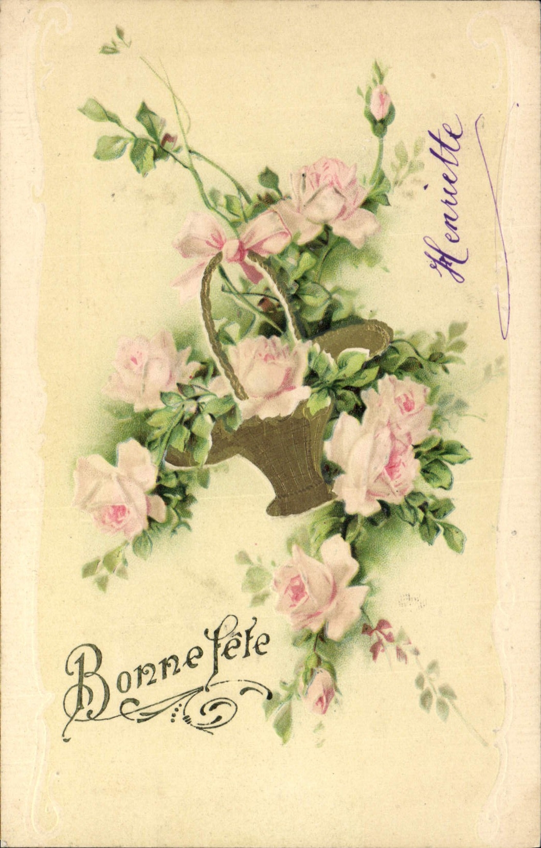 CPA Fantaisie Fleurs 