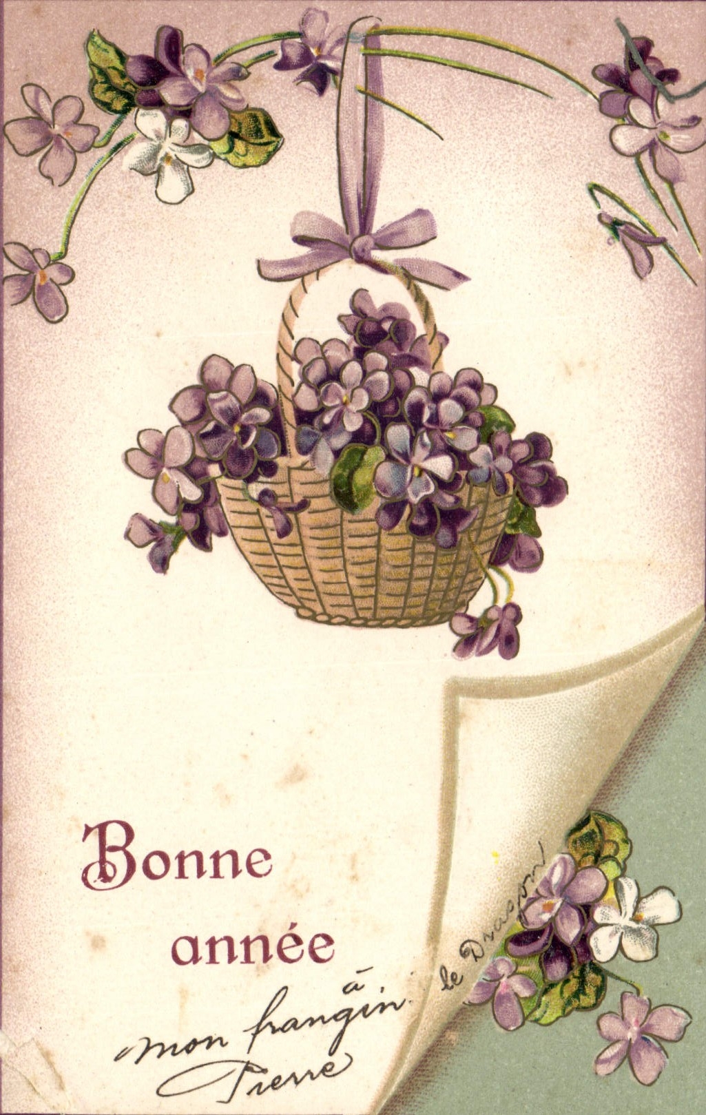 CPA Fantaisie Fleurs 