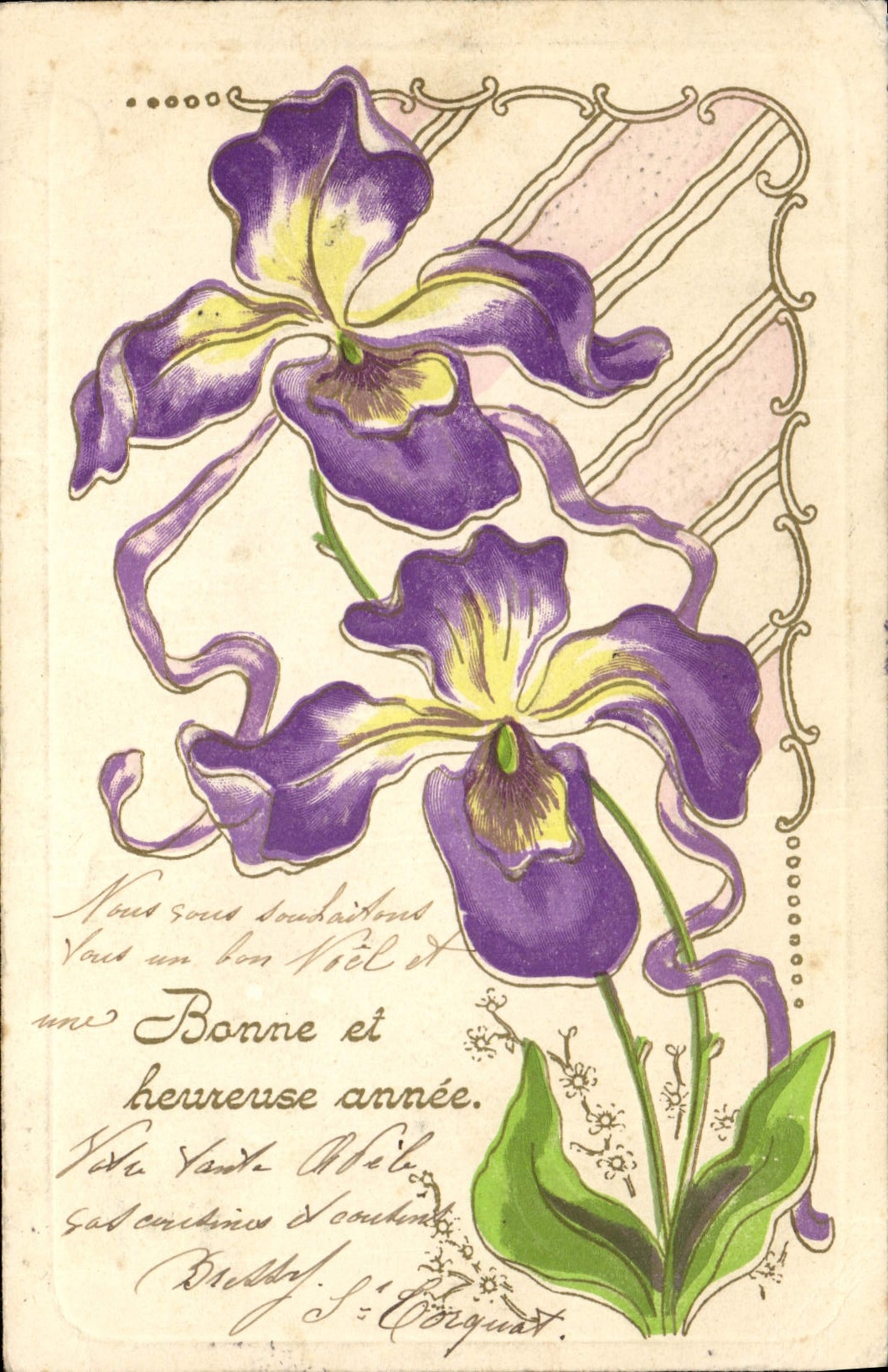 CPA Fantaisie Fleurs 