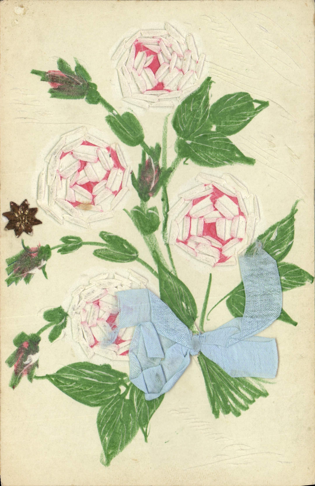 CPA Fantaisie Fleurs 
