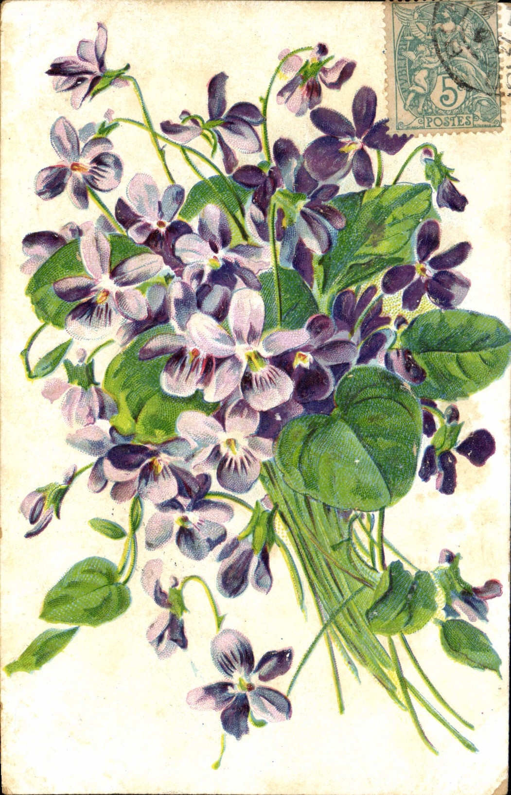 CPA Fantaisie Fleurs 