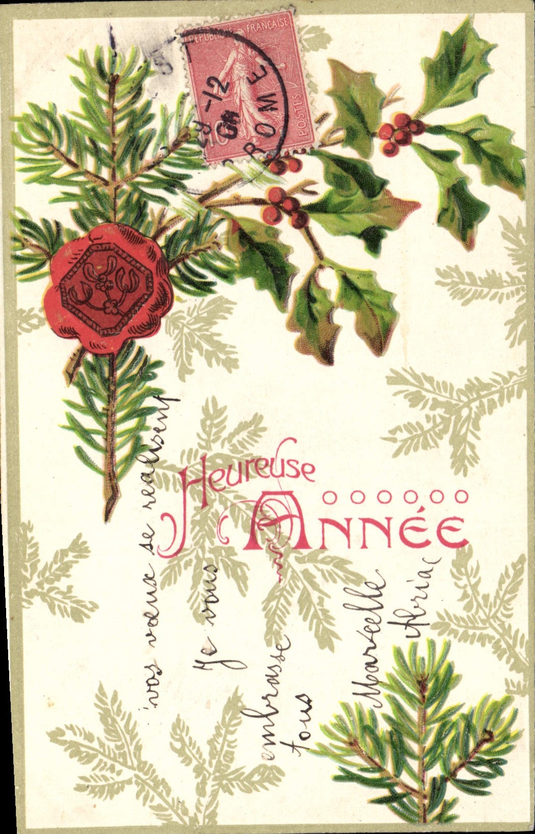 CPA Fantaisie Fleurs 