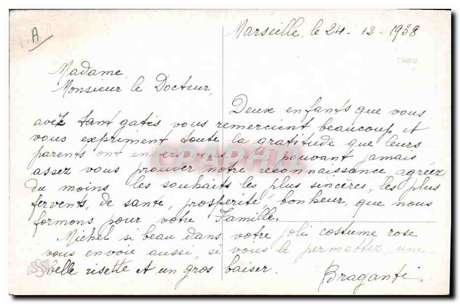 CPA Fantaisie Enfant Clown  — Rückseite