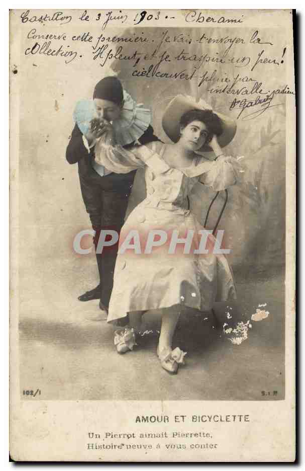 Amour et Bicyclette — Un Pierrot aimait Pierrette, Histoire neuve à vous conter — S.1 P, n°102/1