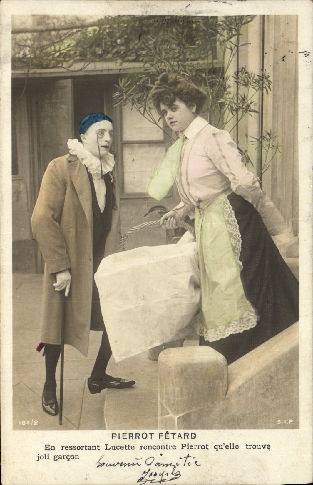Pierrot Fétard — Lucette rencontre Pierrot qu'elle trouve joli garçon — S.I.P. n°184/2