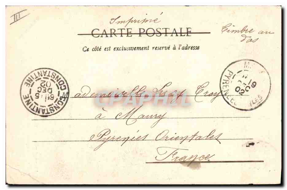 CPA Fantaisie Pierrot pere de famille Pierrots  — Verso