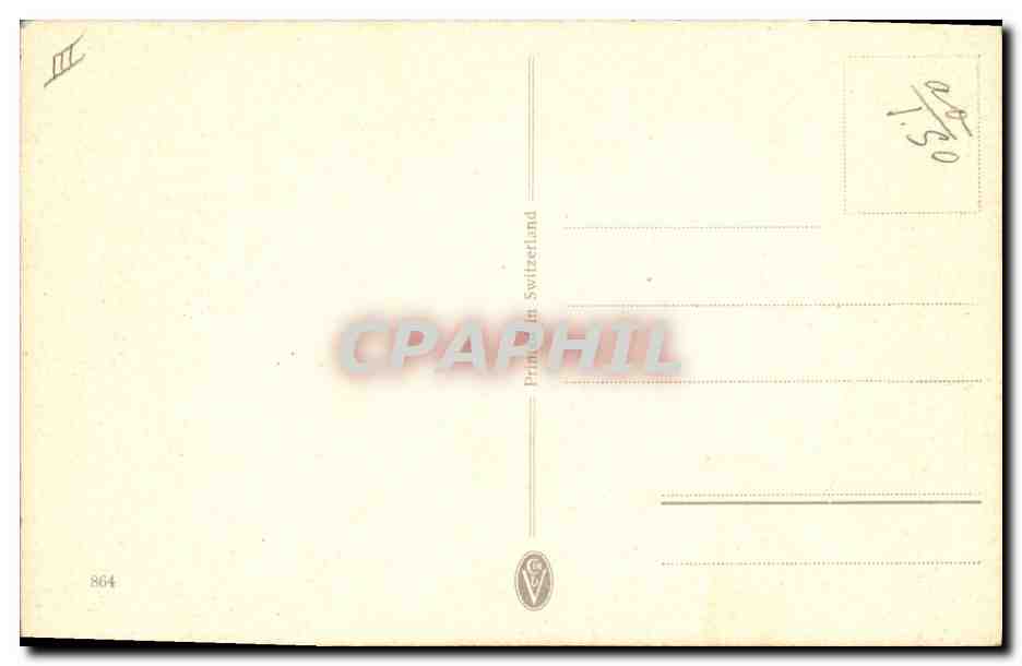 CPA Fantaisie Nature morte  — Verso