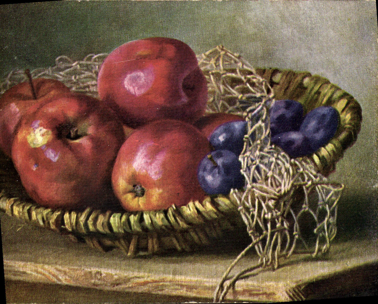 CPA Fantaisie Nature morte 