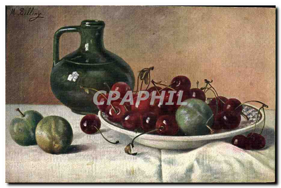 CPA Fantaisie Nature morte 