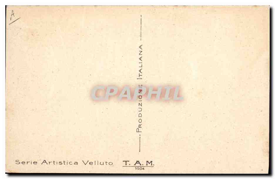 CPA Fantaisie Nature morte  — Verso