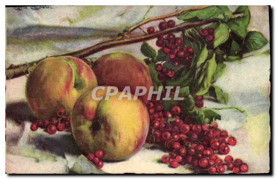 CPA Fantaisie Nature morte 