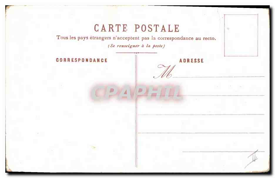 CPA Fantaisie Fleurs Marguerites et Primeveres  — Rückseite