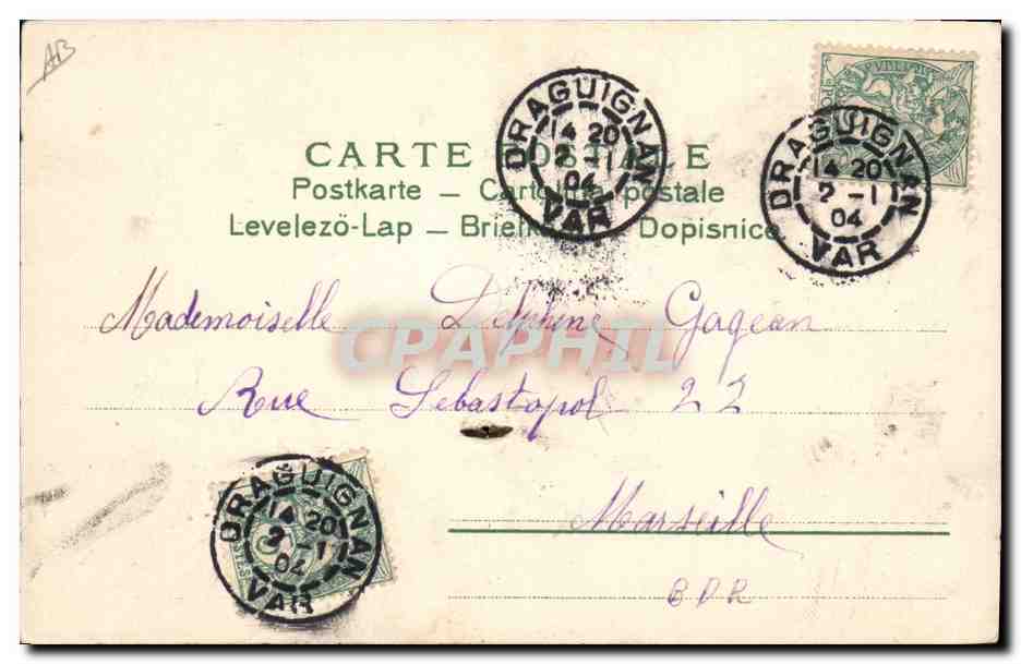 Mohnblumen — Das Geheimnis des Herzens — Edition B. Duvivier, Einlage — Rückseite