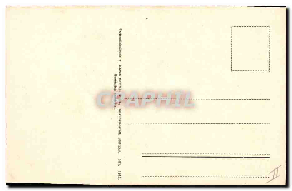 CPA Fantaisie Fleurs  — Verso