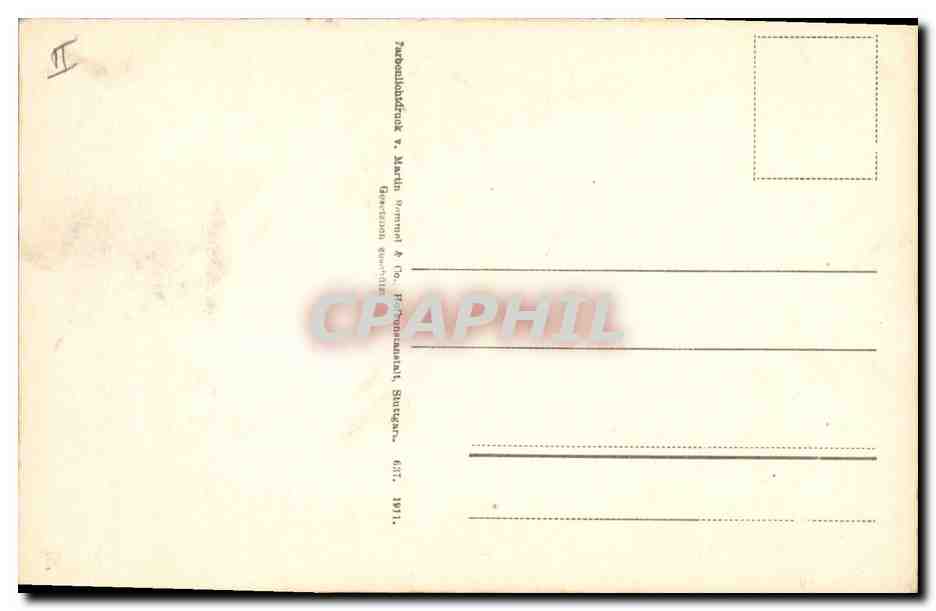 CPA Fantaisie Fleurs  — Rückseite