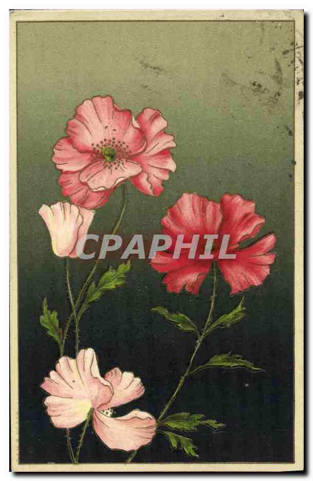 CPA Fantaisie Fleurs 