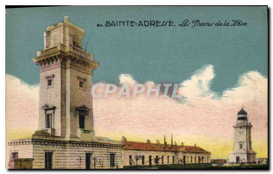 CPA Phare Sainte Adresse Les phares de la Heve