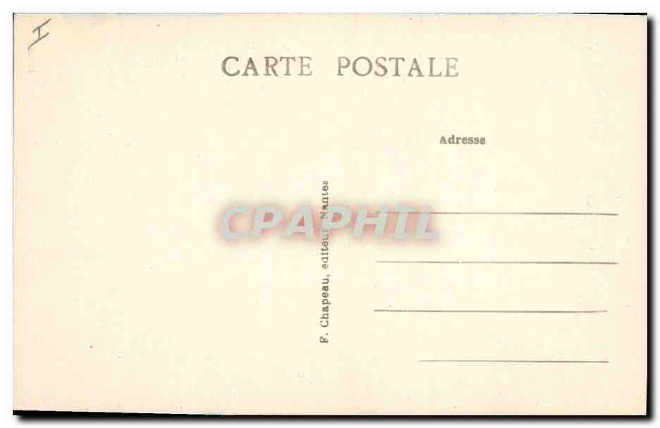 CPA Phare Le Croisic Bateau — Rückseite