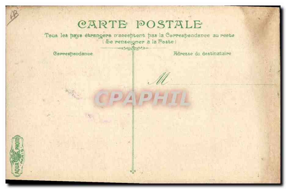 CPA Militaria La vie du marin La garde  — Rückseite
