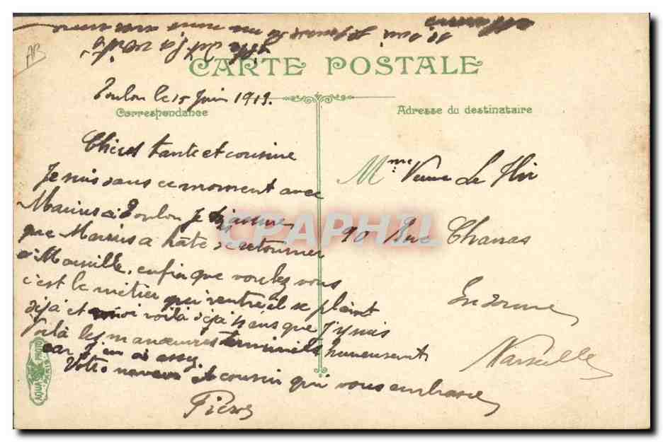 CPA Militaria La vie du marin Signaux a bord  — Rückseite