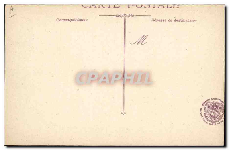 Castelnau, Joffre, Pau — trois généraux français — L.V.C. n°54 — Verso