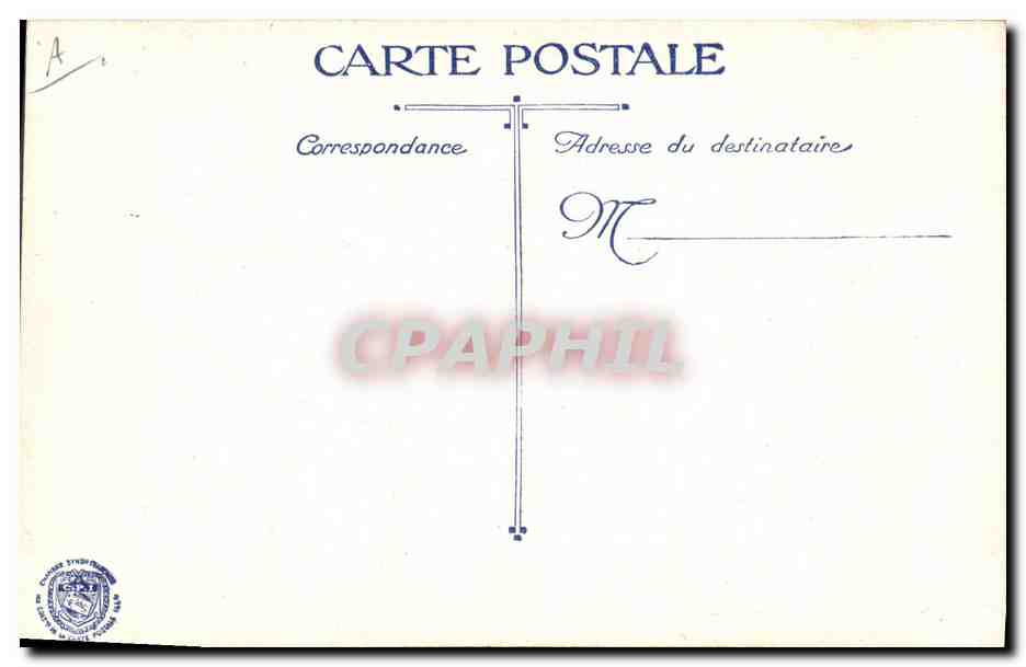 CPA Militaria A guard dog on the English Trenches  — Verso