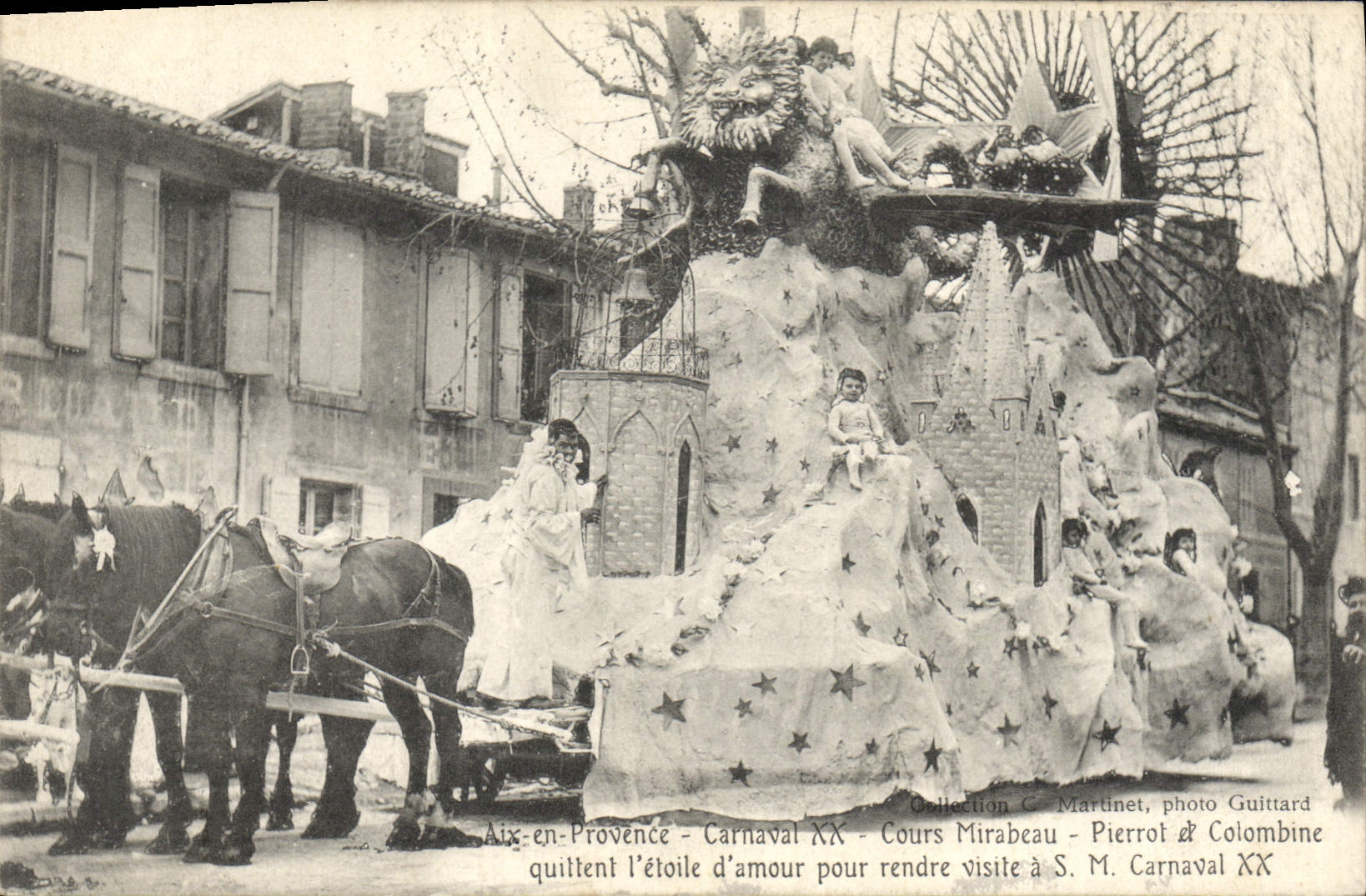 Aix-en-Provence - Carnaval XX - Cours Mirabeau - Pierrot & Colombine