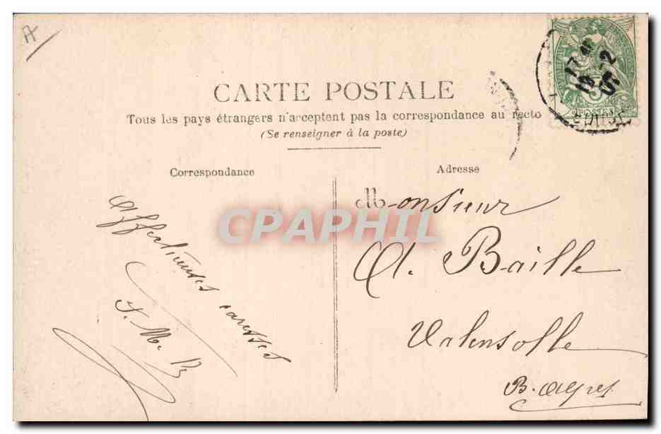CPA Carnaval Le secret de Phebus 1er Prix  — Rückseite