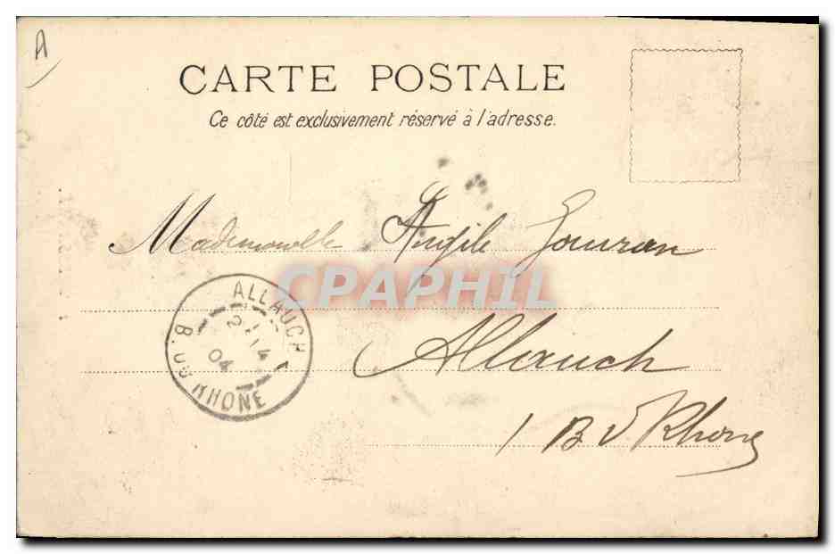 CPA Folklore Bresse  — Verso