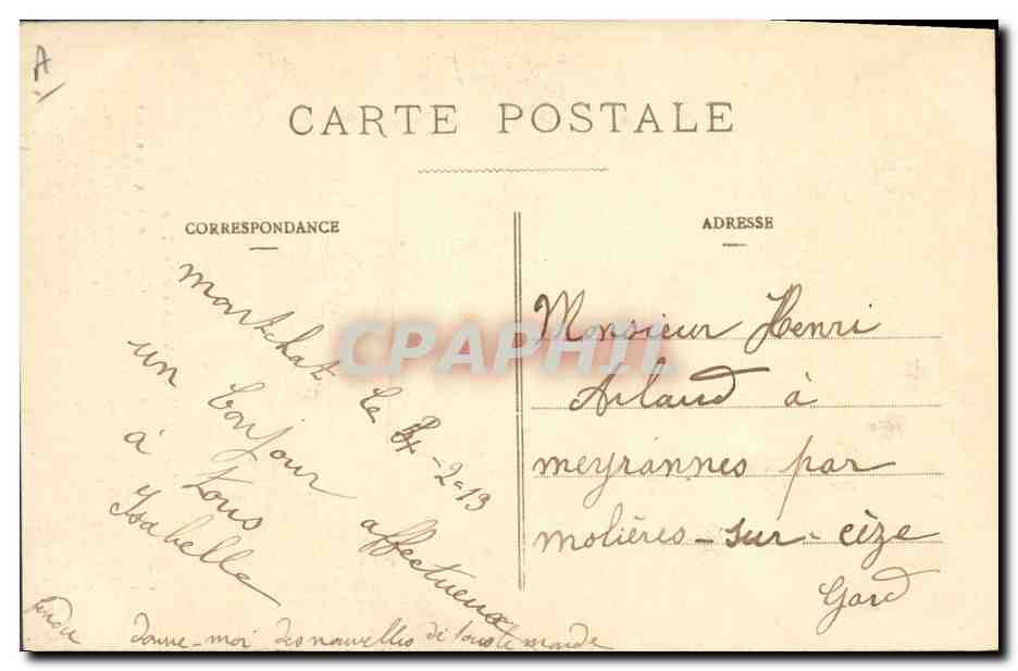 CPA Folklore Bresse Petit travers de la vie — Verso