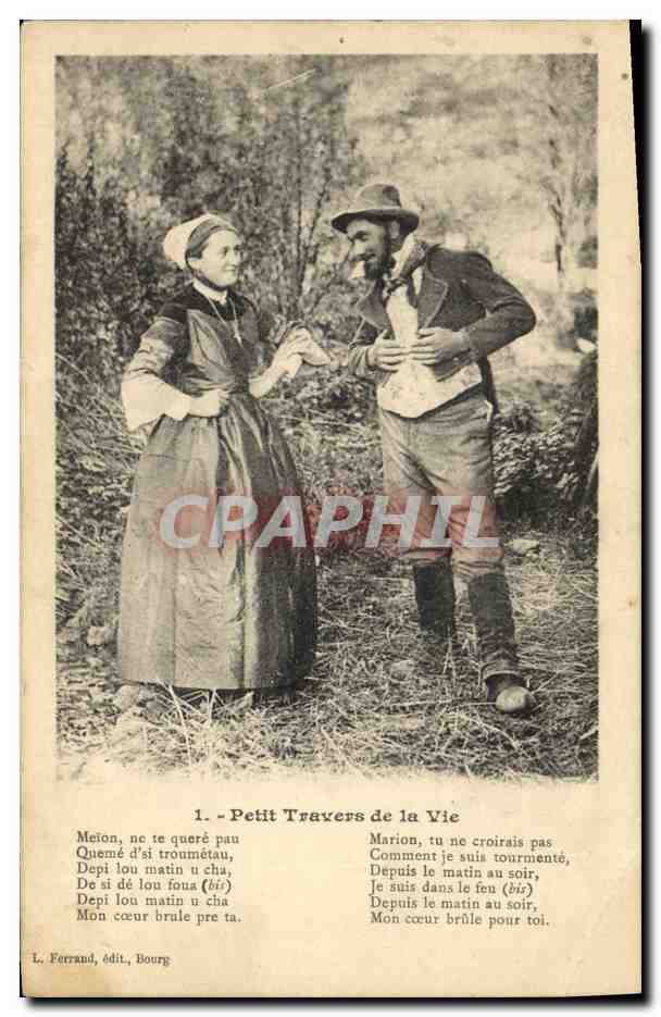 CPA Folklore Bresse Petit travers de la vie