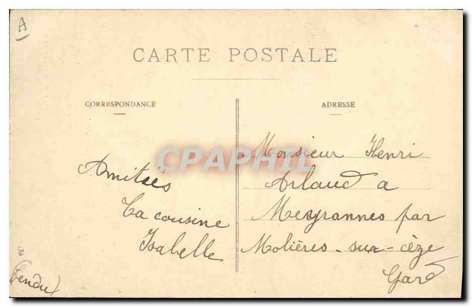 CPA Folklore Bresse Petit travers de la vie — Verso