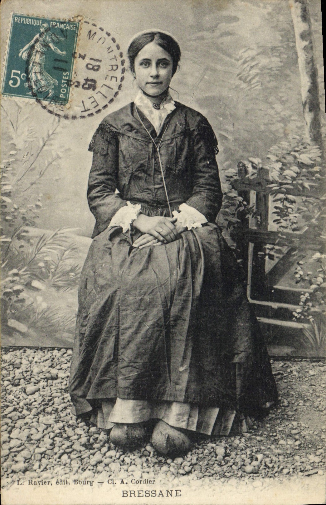 CPA Folklore Bresse Bressane