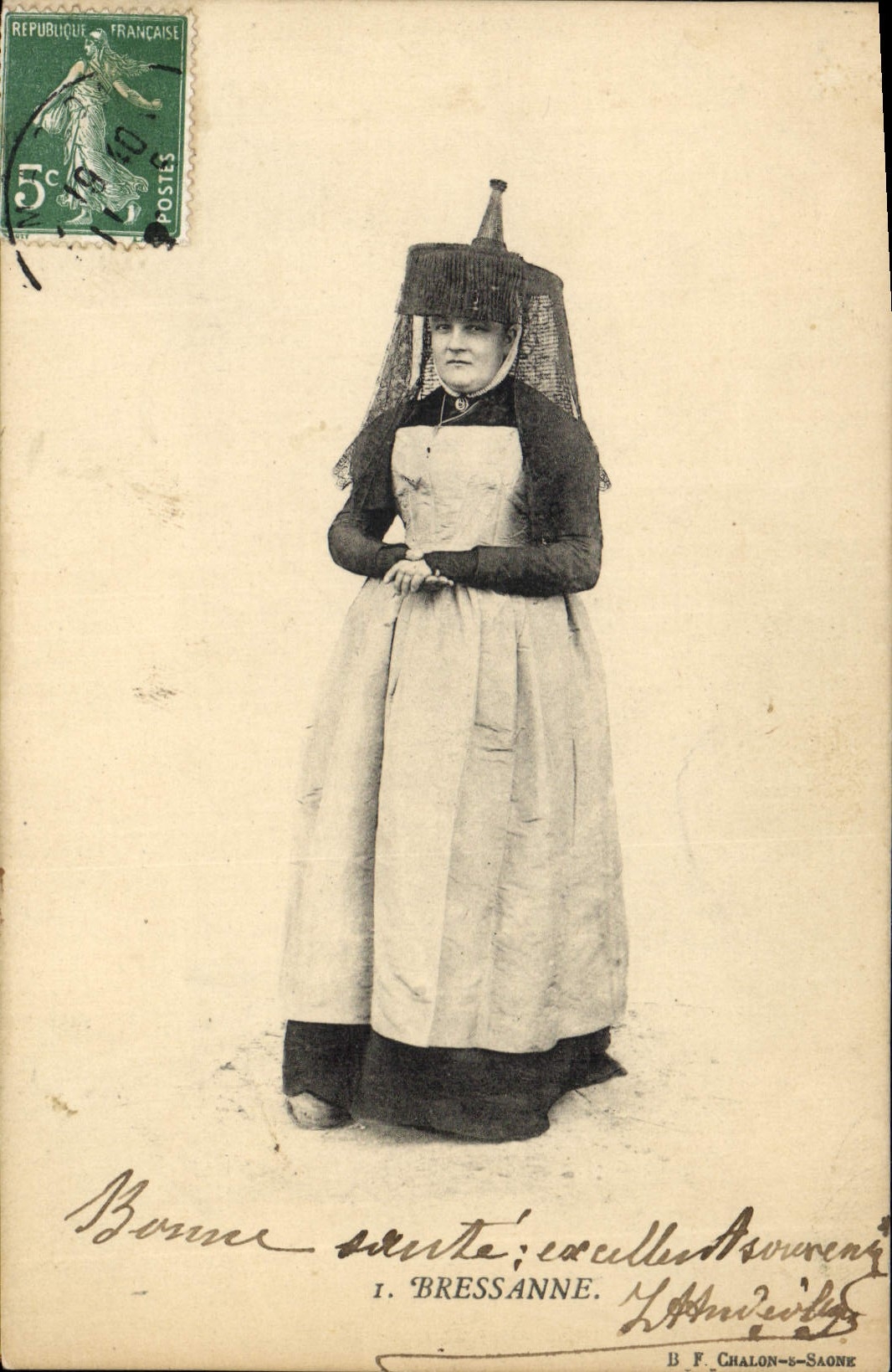 CPA Folklore Bresse Bressanne