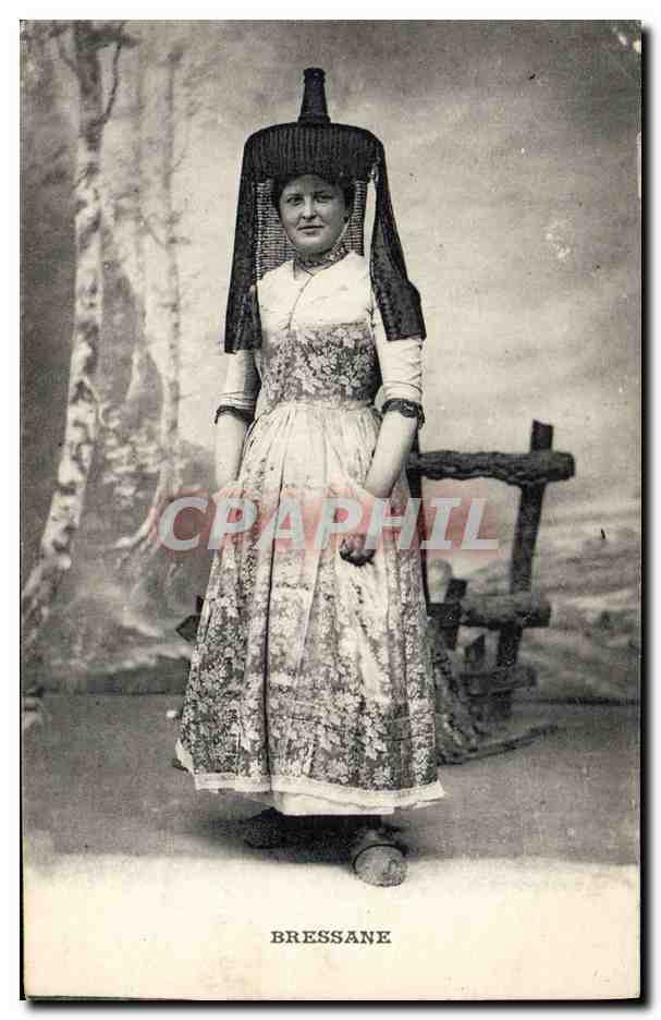 CPA Folklore Bresse Bressane