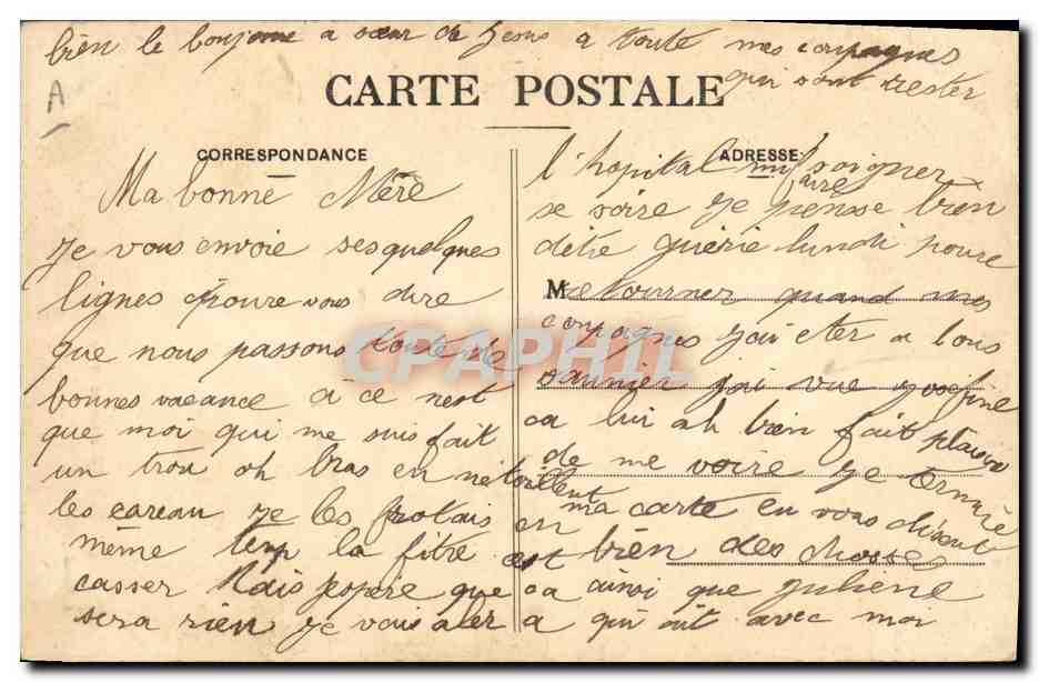 CPA Folklore Bresse Bressanne et son parapluie — Verso