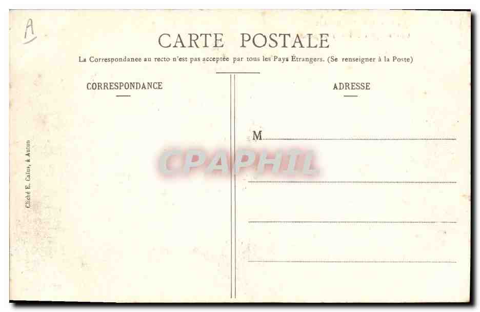 CPA Folklore En Morvan Une bergere et son troupeau — Verso