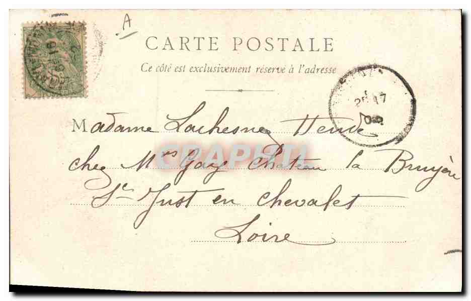 CPA Folklore Bresse Brionnaise — Verso