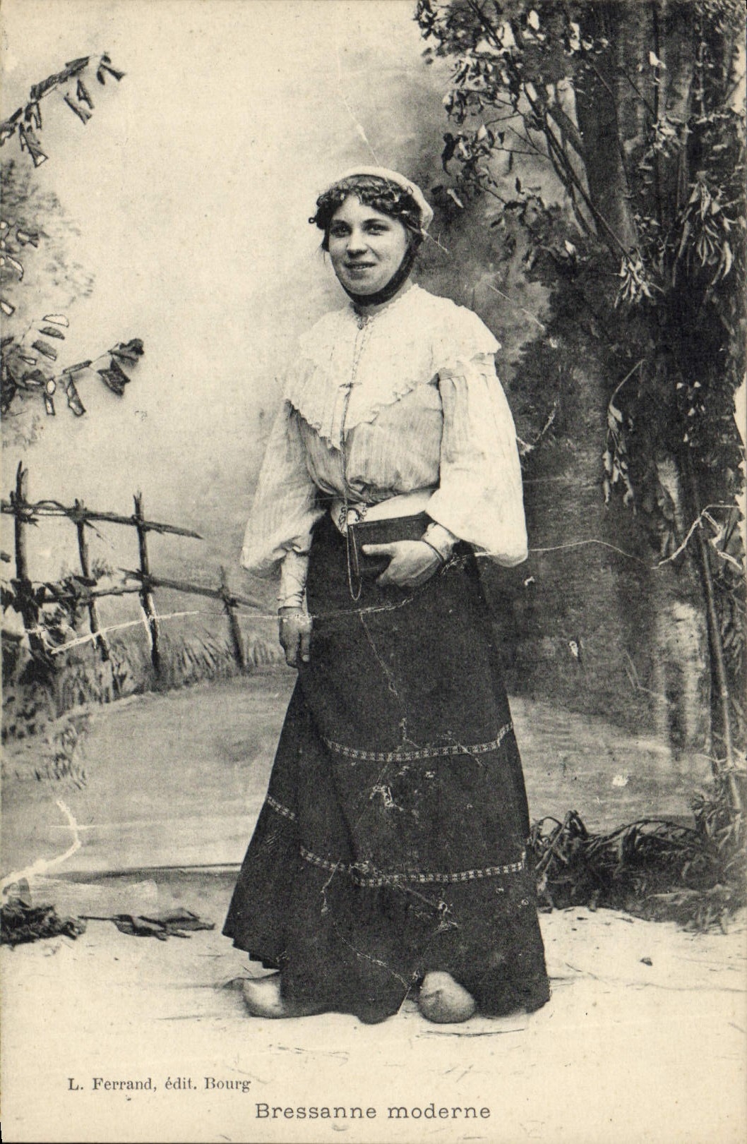 CPA Folklore Bresse Bressanne moderne