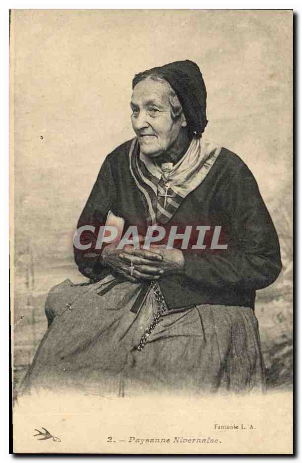 CPA Folklore Paysanne Nivernaise
