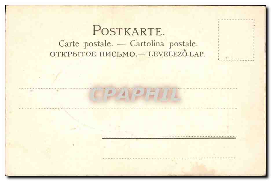 CPA Fantaisie Fleurs Ange  — Rückseite